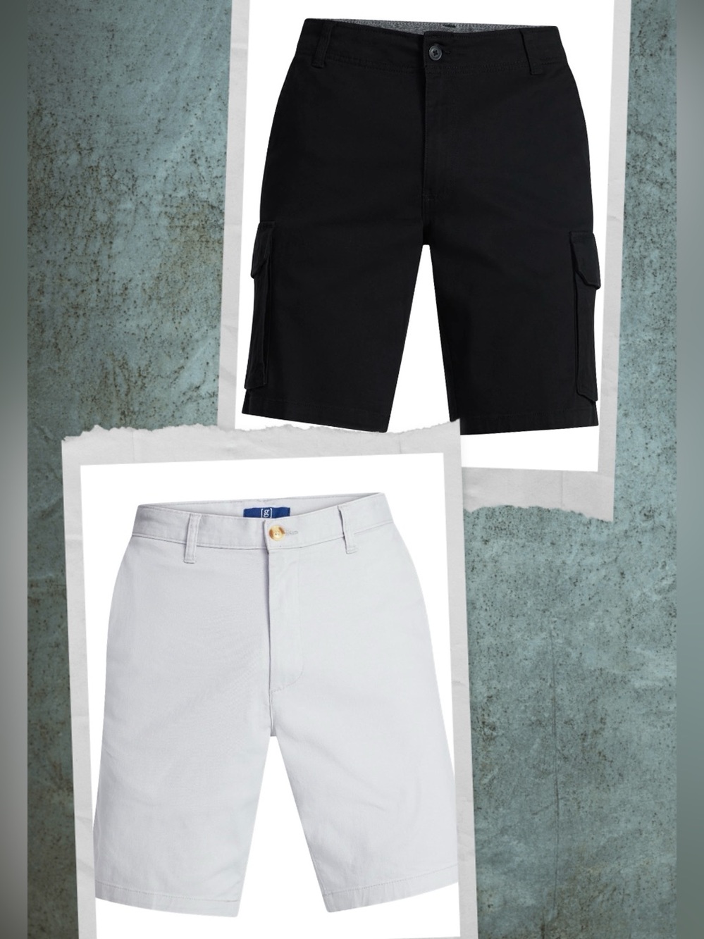 Cargo & Flat Front Short Set